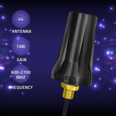 Antena 4G LTE DUAL | 7dBi | dookólna | Zewnętrzna