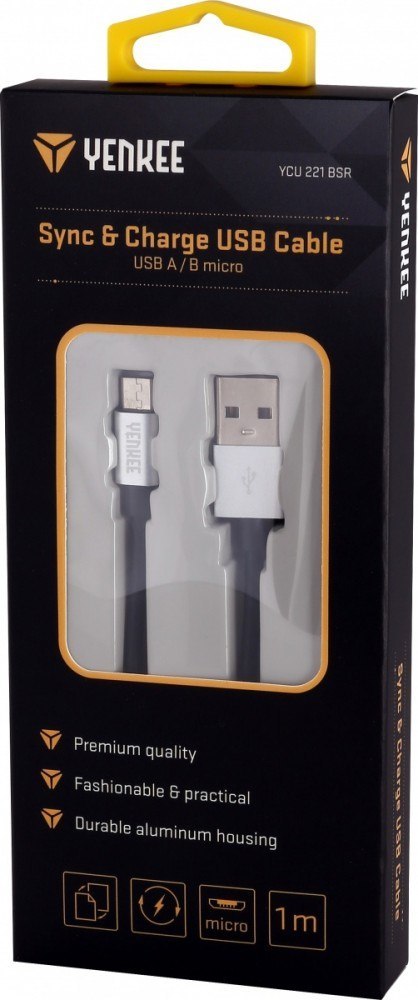 Kabel do synchronizacji i ładowania USB ze złączem mikro USB