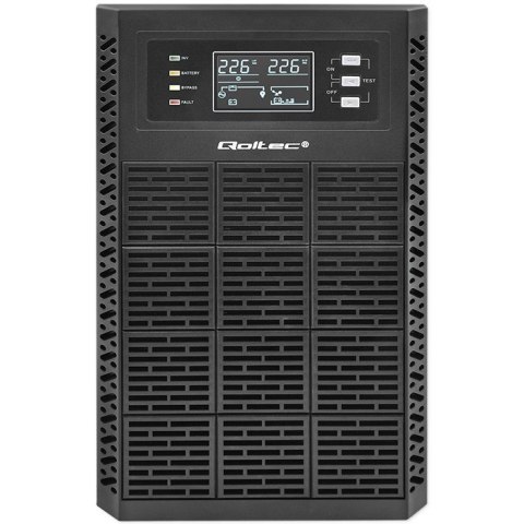 Zasilacz awaryjny UPS 3kVA | 3000W | Power Factor 1.0 | LCD | EPO| USB | On-line