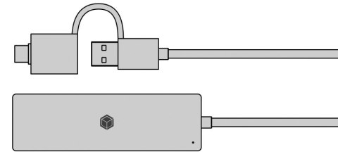 Hub IB-HUB1424-C3 4-Port USB Typ-A, złącze Typ-C/A