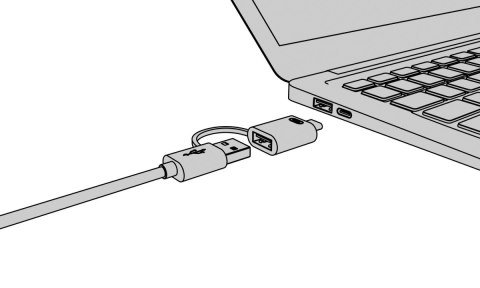 Hub IB-HUB1424-C3 4-Port USB Typ-A, złącze Typ-C/A