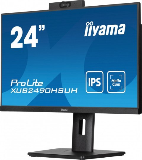 Monitor 24 cale XUB2490HSUH-B1 IPS,FHD,CAM,MIC,HDMI,DP,3xUSB(3.2), 100Hz,250cd,4ms,ADAPTIVE SYNC,FlickerFree,2x2W,WINDOWS HELLO