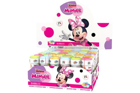 Bańki mydlane 60 ml Minnie display 36 szt.