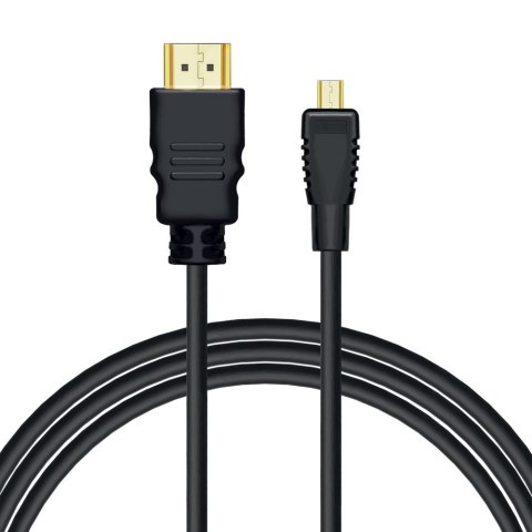 Kabel HDMI (M) - micro HDMI (M) z Ethernetem, 2m, CL-40/M