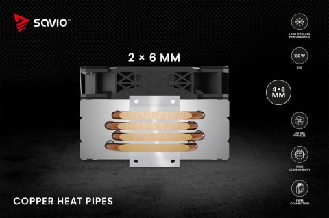 Chłodzenie procesora CPU Vortex X2 ARGB