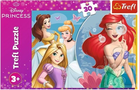 Puzzle 30 elementów Piękny dzień księżniczek Disney Princess