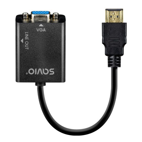 Adapter HDMI-VGA z audio AK-76