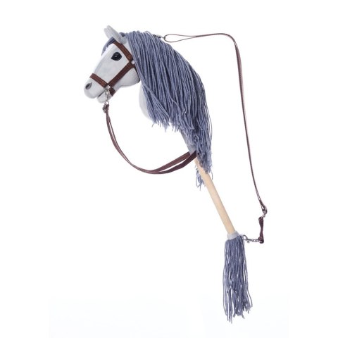 Koń na kiju HOPPIHORSE Hobby Horse A4 szary