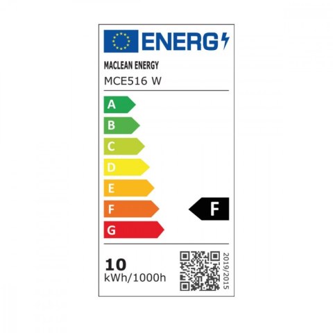 Lampa LED z czujnikiem MCE516W IP65 10W