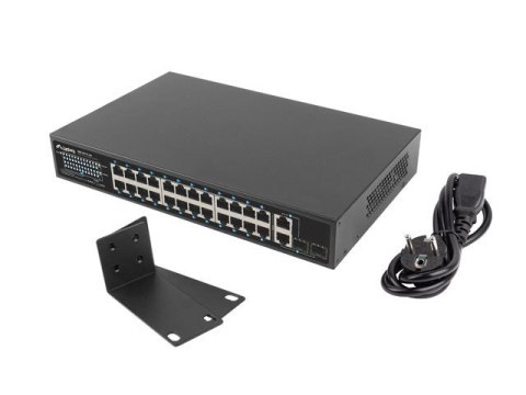 Przełącznik 24X 100MB POE+ /2x COMBO 250W RSFE-24P-2C-250