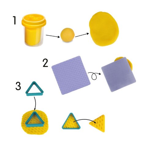 Zestaw Plastusiowe zabawy - Geometryczne kształty