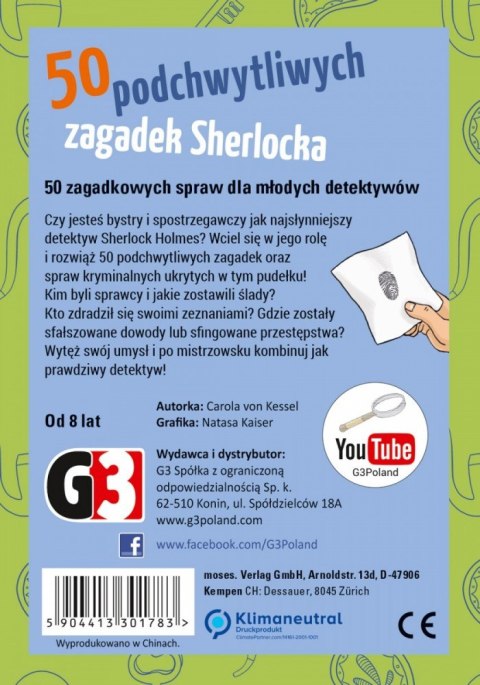 Gra 50 podchwytliwych zagadek Sherlocka