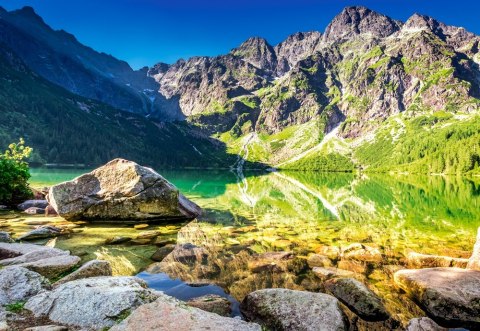 Puzzle 1500 elementów Morskie Oko Wschód Słońca Tatry