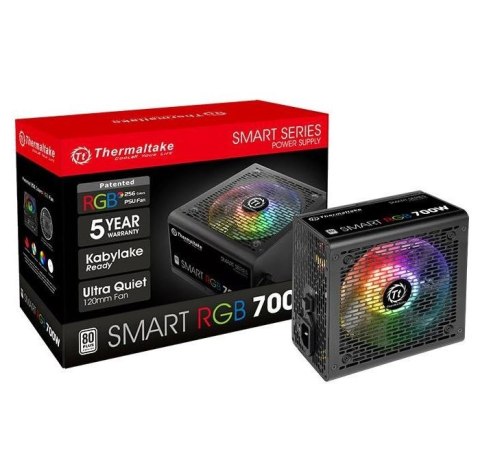 Smart 700W RGB (80+ 230V EU, 2xPEG, 120mm, Single Rail)