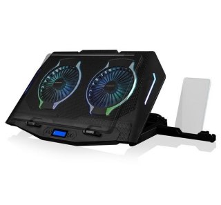 Podstawka chłodząca pod laptopa CF21 RGB SILENT FAN Czarna