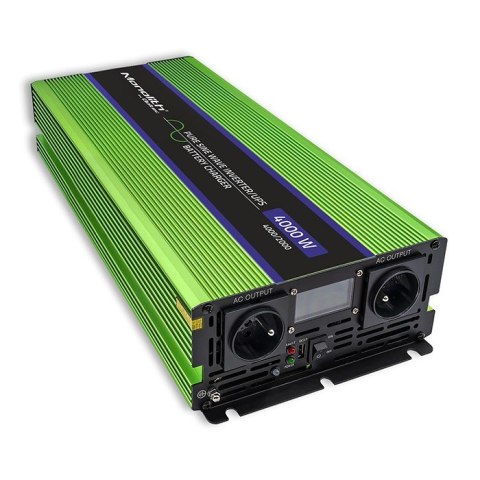 Przetwornica napięcia Monolith | ładowanie baterii | UPS | 2000W | 4000W | 12V na 230V | Czysty Sinus | LCD