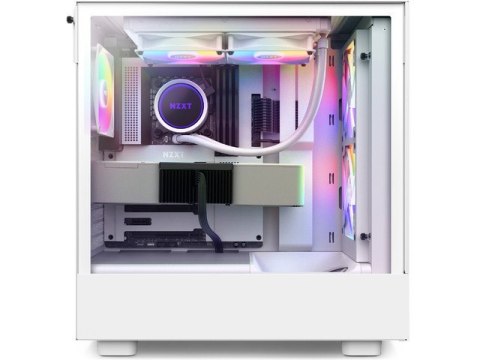 Obudowa H5 Flow RGB z oknem Biała