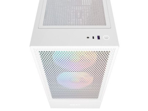 Obudowa H5 Flow RGB z oknem Biała