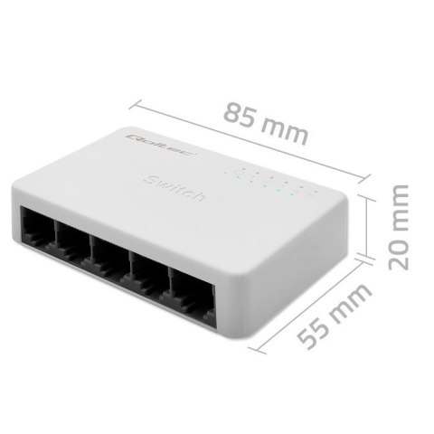 SWITCH przełącznik sieciowy 5 x port RJ45 | 100Mbps | Fast Ethernet| LAN