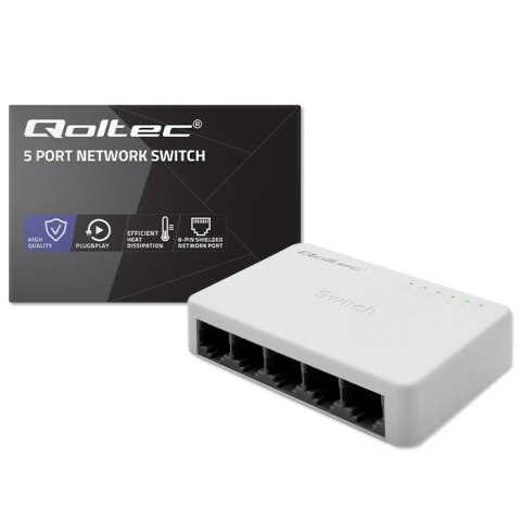 SWITCH przełącznik sieciowy 5 x port RJ45 | 100Mbps | Fast Ethernet| LAN