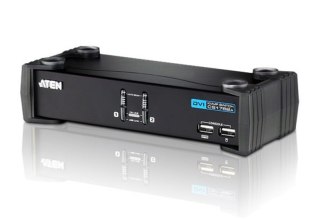 Przełącznik KVMP USB DVI/Audio CS-1762A