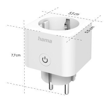 Gniazdo WIFI 3680W kwadratowe matter