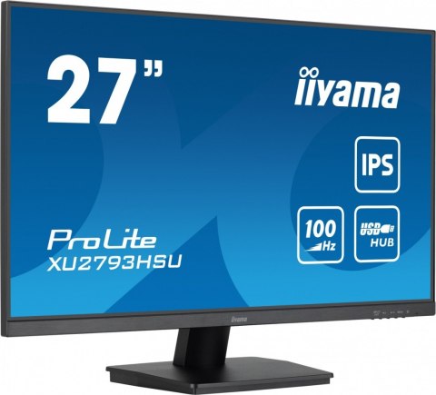 Monitor Prolite XU2793HSU-B6 27 cali IPS.HDMI.DP.2x2W.USBx2.FHD.SLIM.100Hz