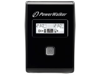 POWER WALKER UPS LINE-IN VI 650 LCD 650VA 2X SCHUKO, RJ11, USB, LCD