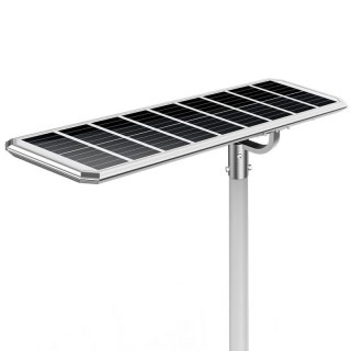 POWERNEED SOLARNA LAMPA ULICZNA ATLAS 4000LM, LED X40, PANEL SOLARNY 38.4W, CZUJNIK RUCHU I ZMIERZCHOWY, SREBRNA, SSL34