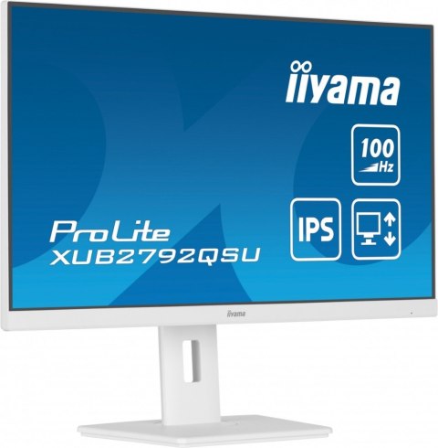 Monitor 27 cali ProLite XUB2792QSU-W6 IPS,QHD,HAS(150mm),100Hz,4xUSB3.2,SLIM