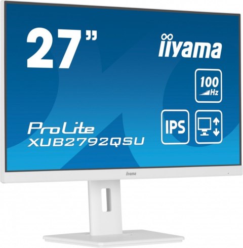 Monitor 27 cali ProLite XUB2792QSU-W6 IPS,QHD,HAS(150mm),100Hz,4xUSB3.2,SLIM