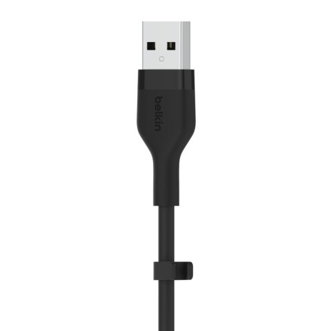 Kabel BoostCharge USB-A do USB-C silikonowy 2m, czarny