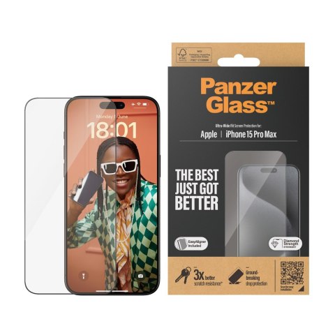 PanzerGlass Ultra Wide Fit Przezroczysta ochrona ekranu Apple 1 szt.