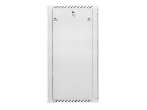 Szafa instalacyjna wisząca 19'' 27U 600X600mm szara (drzwi szklane)