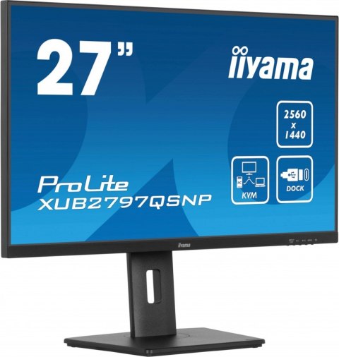 Monitor 27 cali XUB2797QSNP-B1,IPS,QHD,USB-c Dock,KVM,HDMI