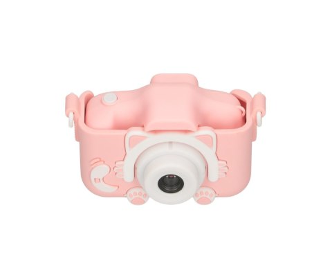 Extralink Kids Camera H27 Dual Różowy | Aparat cyfrowy | 1080P 30fps, wyświetlacz 2.0"