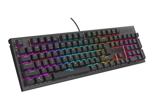 GENESIS Thor 303 klawiatura Gaming USB QWERTY Czarny