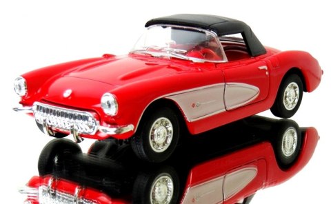 WELLY 1957 CHEVROLET CORVETTE 1:24 SAMOCHÓD KOLEKCJONERSKI