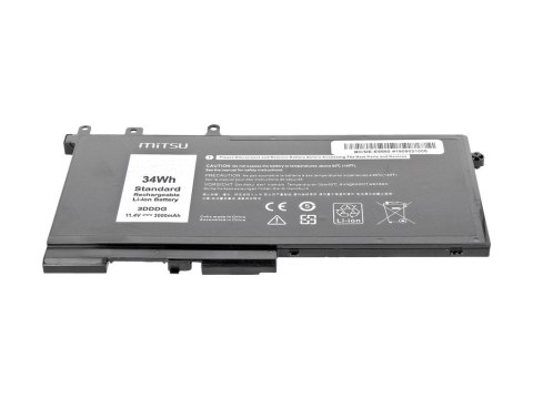 Bateria do Dell Latitude E5280, E5580 3000 mAh (34 Wh) 11.4 Volt