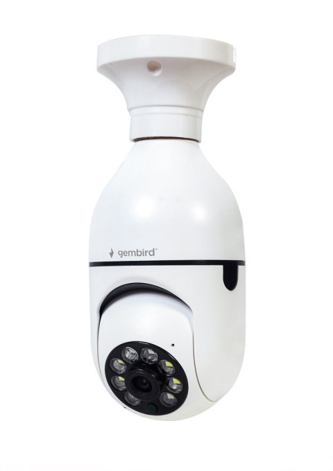 Gembird TSL-CAM-WRHD-01 Inteligentna obrotowa kamera Wi-Fi, E27, 1080p