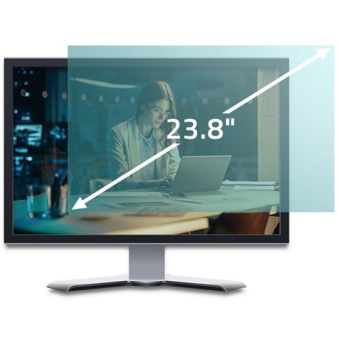 Filtr światła niebieskiego 23.8 cala | 16:9 | Ochrona wzroku | Anti Glare | Matowy | na monitor