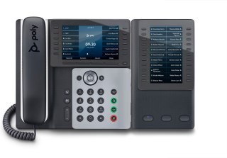 Poly Edge E550 IP Phone and PoE-enabled