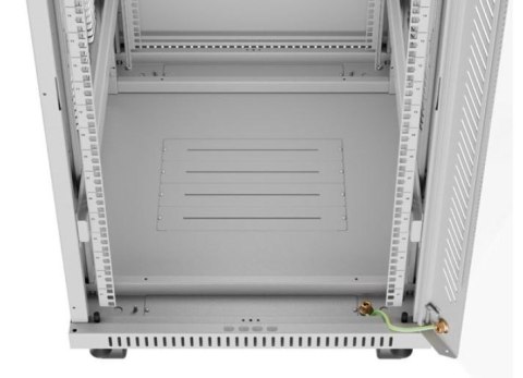 SZAFA INSTALACYJNA RACK STOJĄCA 19" 22U 600X800 SZARA DRZWI SZKLANE LCD LANBERG (FLAT PACK) V2