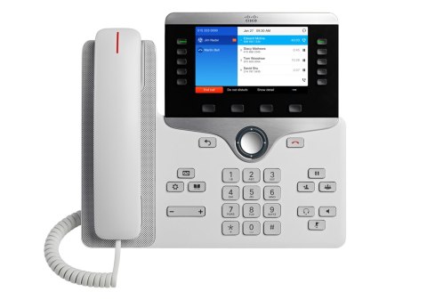 Cisco 8841 telefon VoIP Czarny, Srebrny