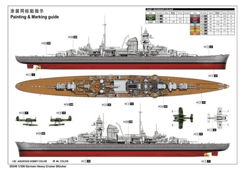 German Heavy Cruiser Blucher