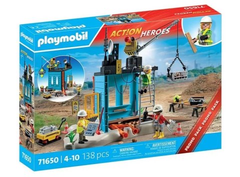 *Playmobil Action Heroes 71650 Plac budowy