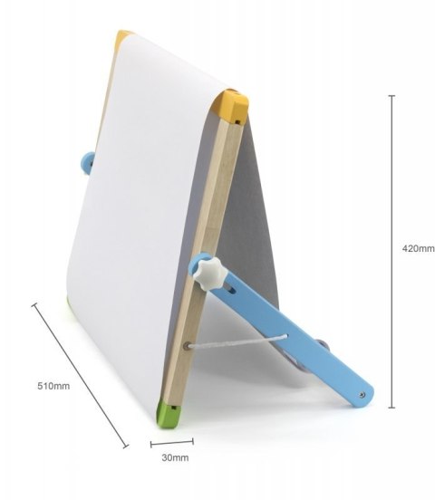 Viga 44545 Mała tablica dwustronna z akcesoriami