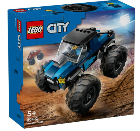 LEGO Klocki City 60402 Niebieski monster truck