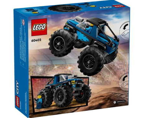 LEGO Klocki City 60402 Niebieski monster truck