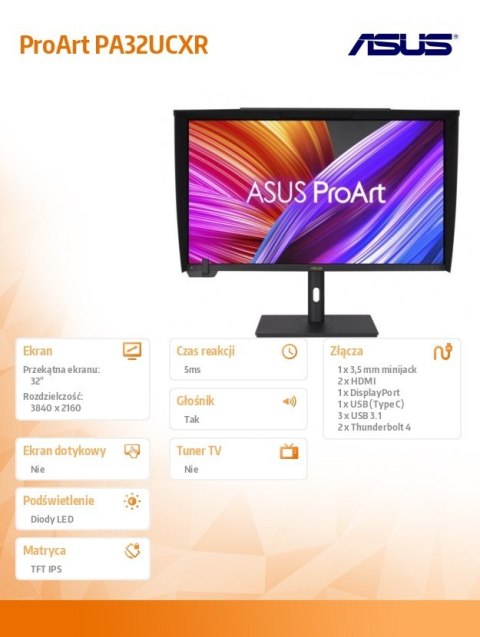 Monitor 32 cale PA32UCXR 4K PRO ART